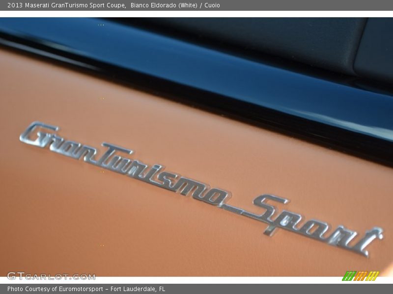 Bianco Eldorado (White) / Cuoio 2013 Maserati GranTurismo Sport Coupe