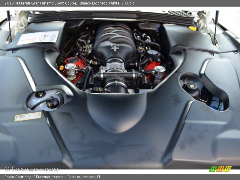 Bianco Eldorado (White) / Cuoio 2013 Maserati GranTurismo Sport Coupe