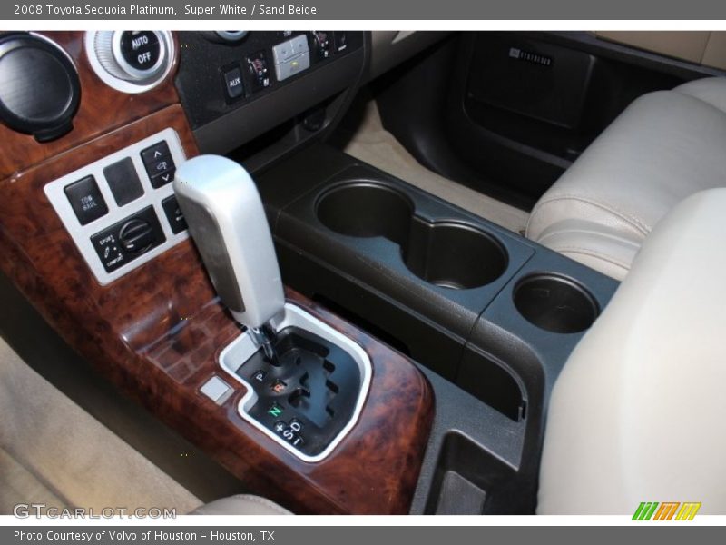 Super White / Sand Beige 2008 Toyota Sequoia Platinum