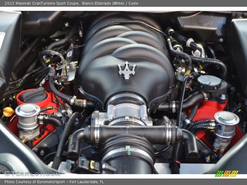 Bianco Eldorado (White) / Cuoio 2013 Maserati GranTurismo Sport Coupe