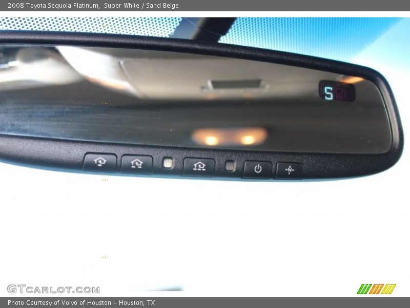 Super White / Sand Beige 2008 Toyota Sequoia Platinum