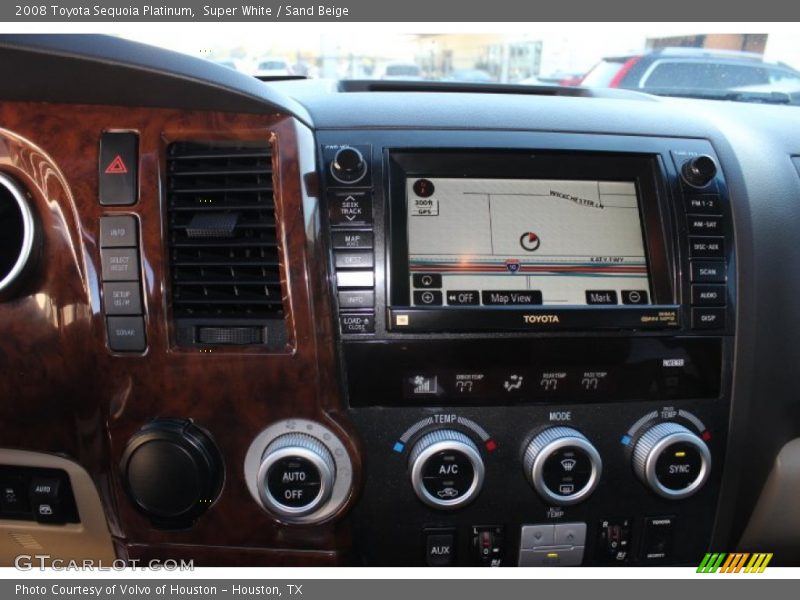 Super White / Sand Beige 2008 Toyota Sequoia Platinum