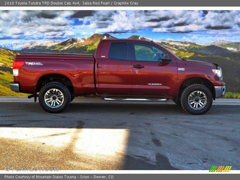 Salsa Red Pearl / Graphite Gray 2010 Toyota Tundra TRD Double Cab 4x4