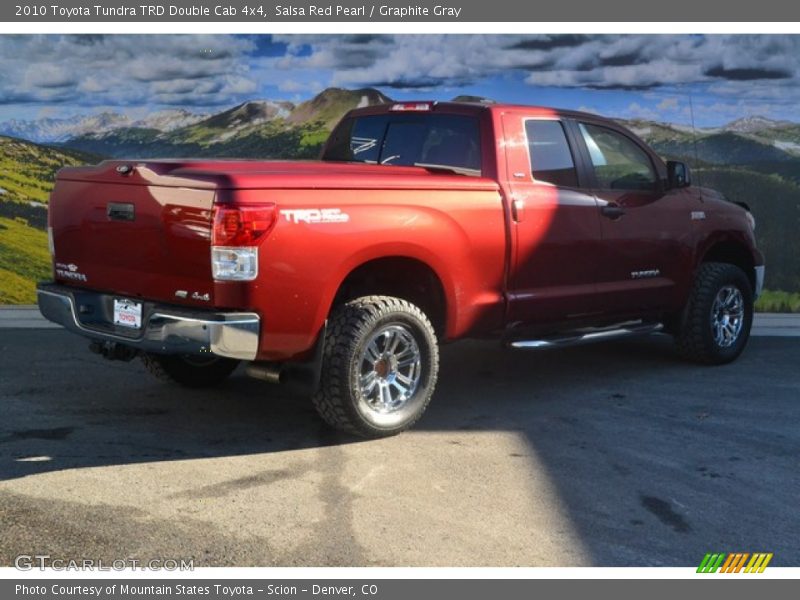 Salsa Red Pearl / Graphite Gray 2010 Toyota Tundra TRD Double Cab 4x4