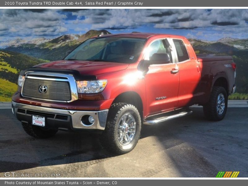 Salsa Red Pearl / Graphite Gray 2010 Toyota Tundra TRD Double Cab 4x4