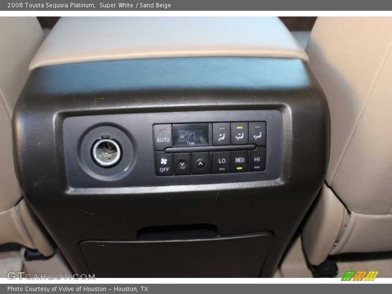 Super White / Sand Beige 2008 Toyota Sequoia Platinum