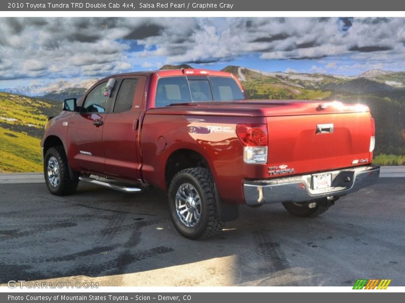 Salsa Red Pearl / Graphite Gray 2010 Toyota Tundra TRD Double Cab 4x4