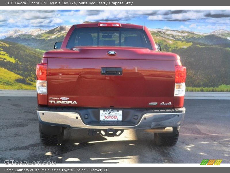 Salsa Red Pearl / Graphite Gray 2010 Toyota Tundra TRD Double Cab 4x4