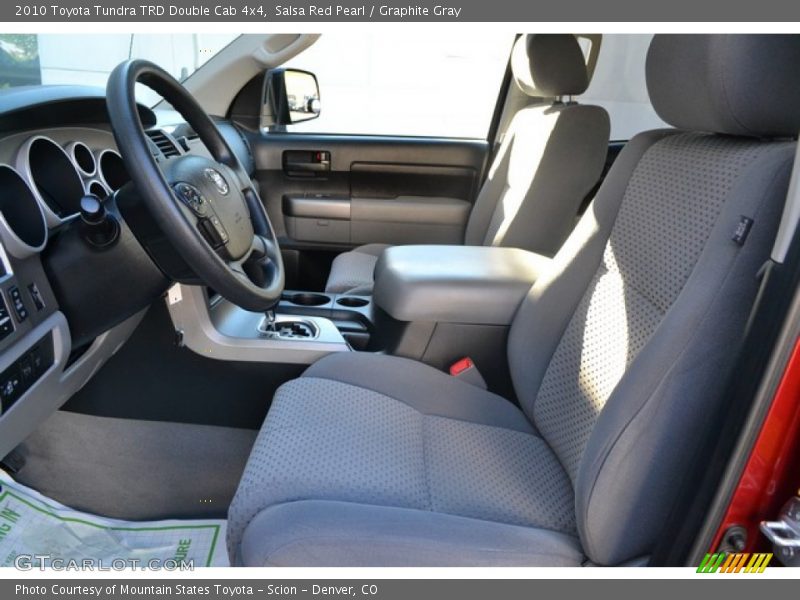 Salsa Red Pearl / Graphite Gray 2010 Toyota Tundra TRD Double Cab 4x4
