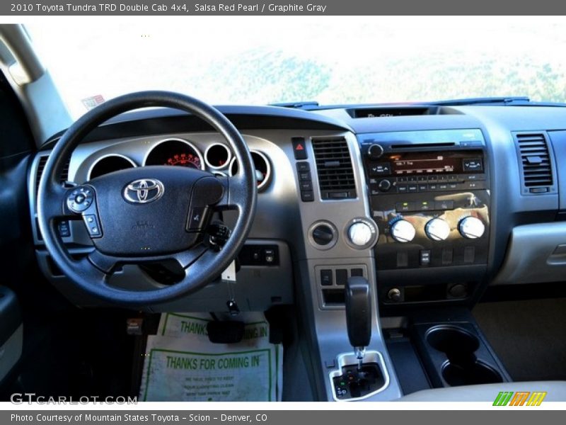 Salsa Red Pearl / Graphite Gray 2010 Toyota Tundra TRD Double Cab 4x4