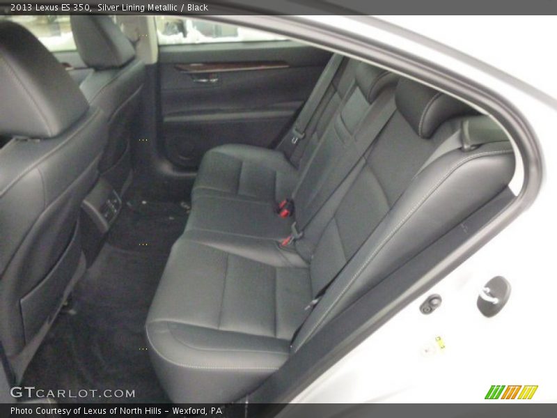 Silver Lining Metallic / Black 2013 Lexus ES 350