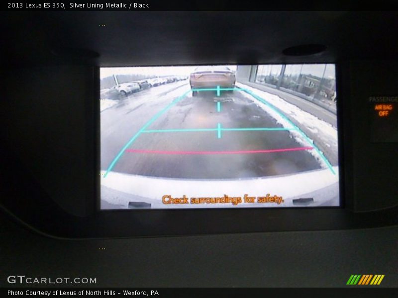 Silver Lining Metallic / Black 2013 Lexus ES 350