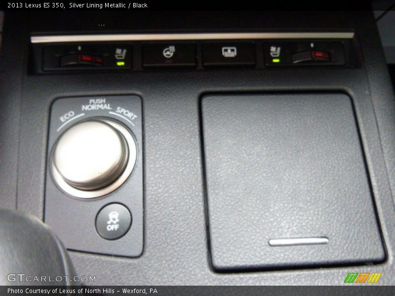 Silver Lining Metallic / Black 2013 Lexus ES 350