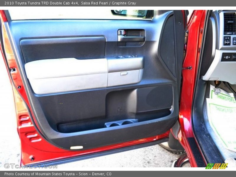 Salsa Red Pearl / Graphite Gray 2010 Toyota Tundra TRD Double Cab 4x4