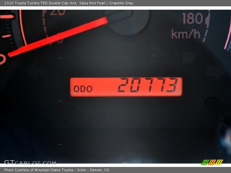 Salsa Red Pearl / Graphite Gray 2010 Toyota Tundra TRD Double Cab 4x4