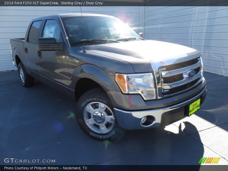 Sterling Grey / Steel Grey 2014 Ford F150 XLT SuperCrew