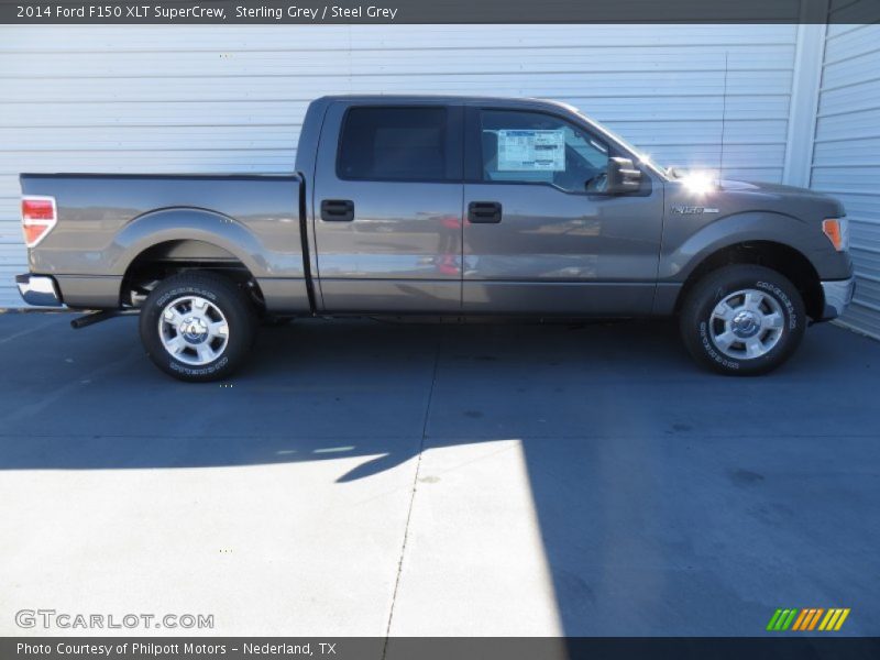 Sterling Grey / Steel Grey 2014 Ford F150 XLT SuperCrew
