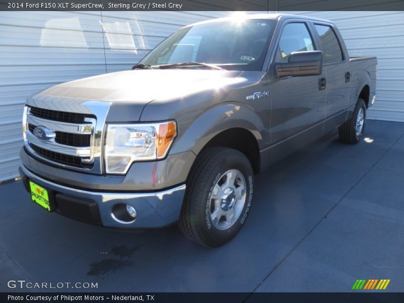 Sterling Grey / Steel Grey 2014 Ford F150 XLT SuperCrew