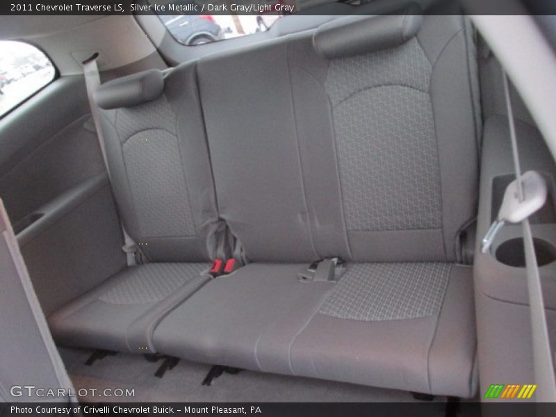 Silver Ice Metallic / Dark Gray/Light Gray 2011 Chevrolet Traverse LS