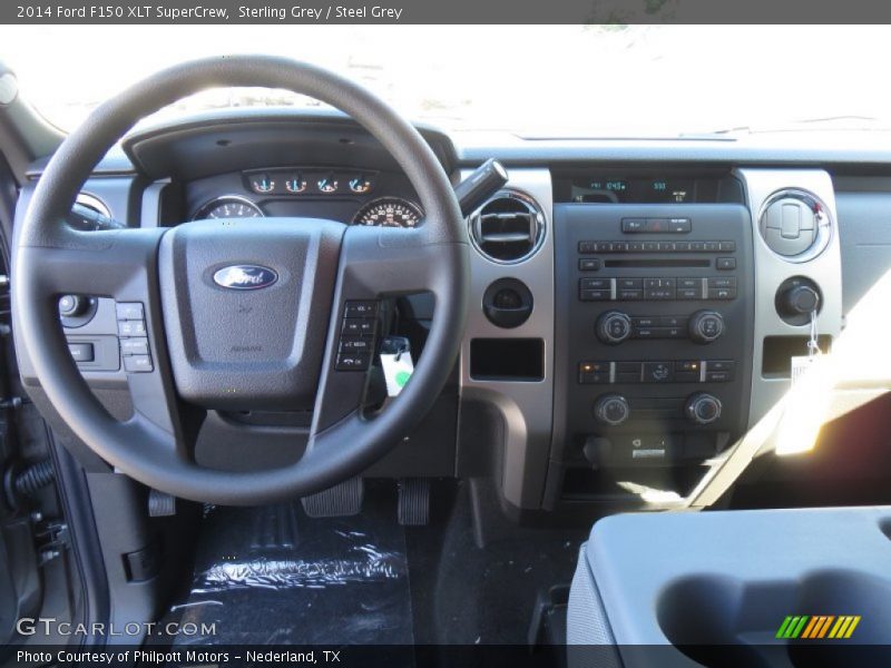 Sterling Grey / Steel Grey 2014 Ford F150 XLT SuperCrew