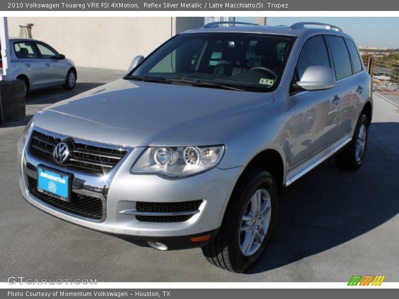 Reflex Silver Metallic / Latte Macchiatto/St. Tropez 2010 Volkswagen Touareg VR6 FSI 4XMotion