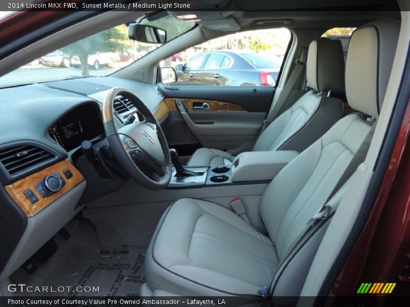 Sunset Metallic / Medium Light Stone 2014 Lincoln MKX FWD