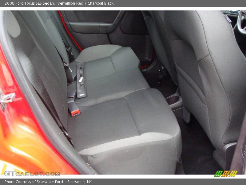 Vermillion Red / Charcoal Black 2008 Ford Focus SES Sedan