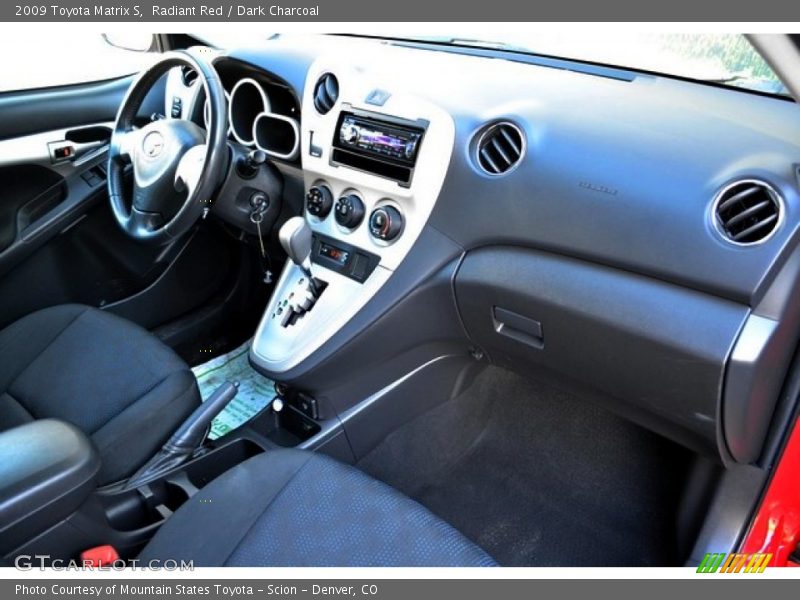 Radiant Red / Dark Charcoal 2009 Toyota Matrix S