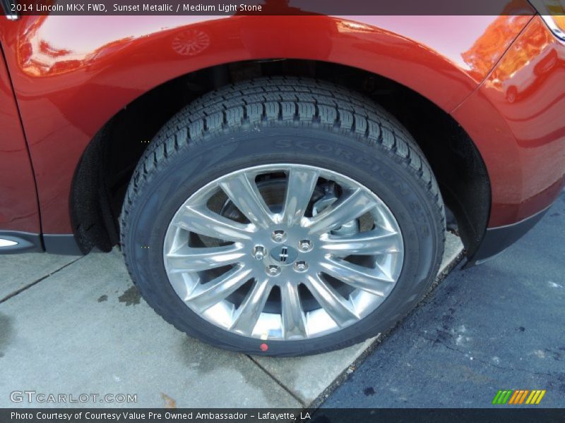 Sunset Metallic / Medium Light Stone 2014 Lincoln MKX FWD