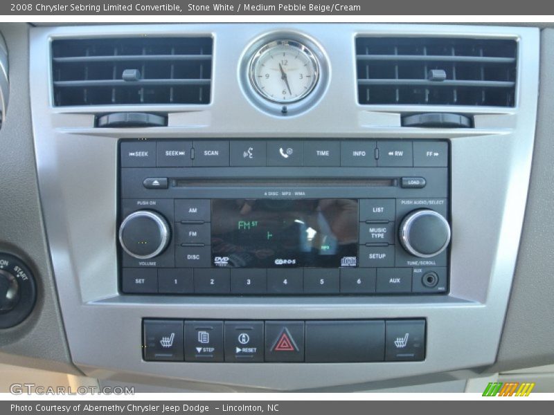 Stone White / Medium Pebble Beige/Cream 2008 Chrysler Sebring Limited Convertible