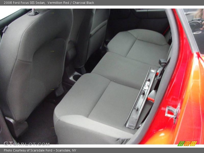 Vermillion Red / Charcoal Black 2008 Ford Focus SES Sedan