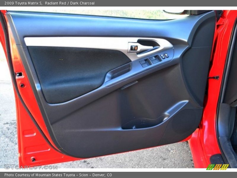 Radiant Red / Dark Charcoal 2009 Toyota Matrix S