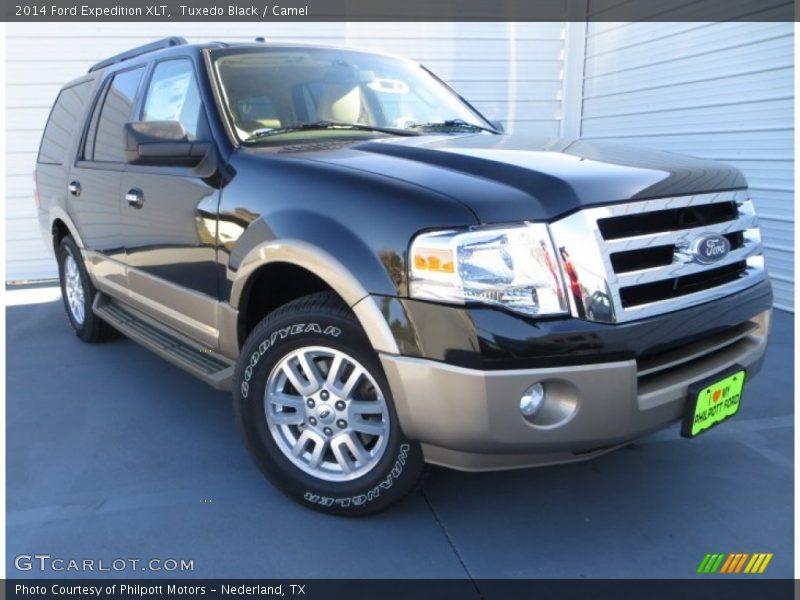 Tuxedo Black / Camel 2014 Ford Expedition XLT