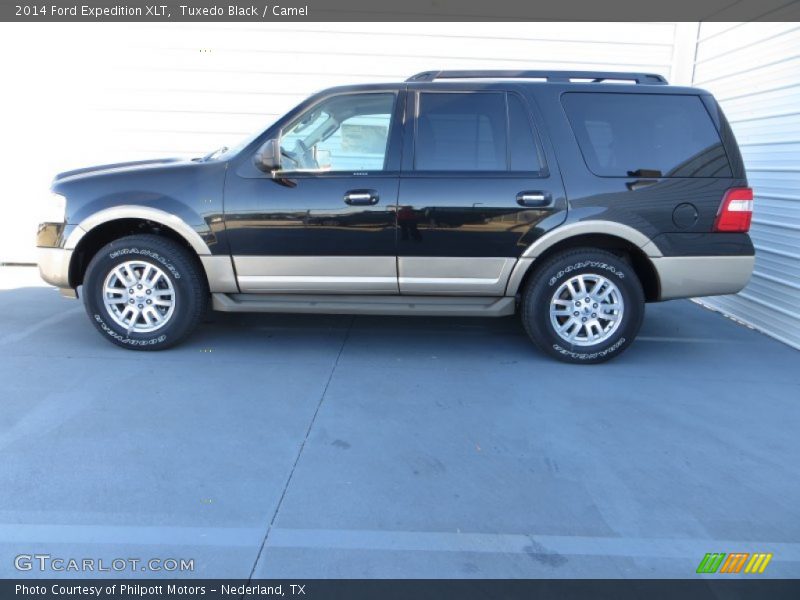 Tuxedo Black / Camel 2014 Ford Expedition XLT