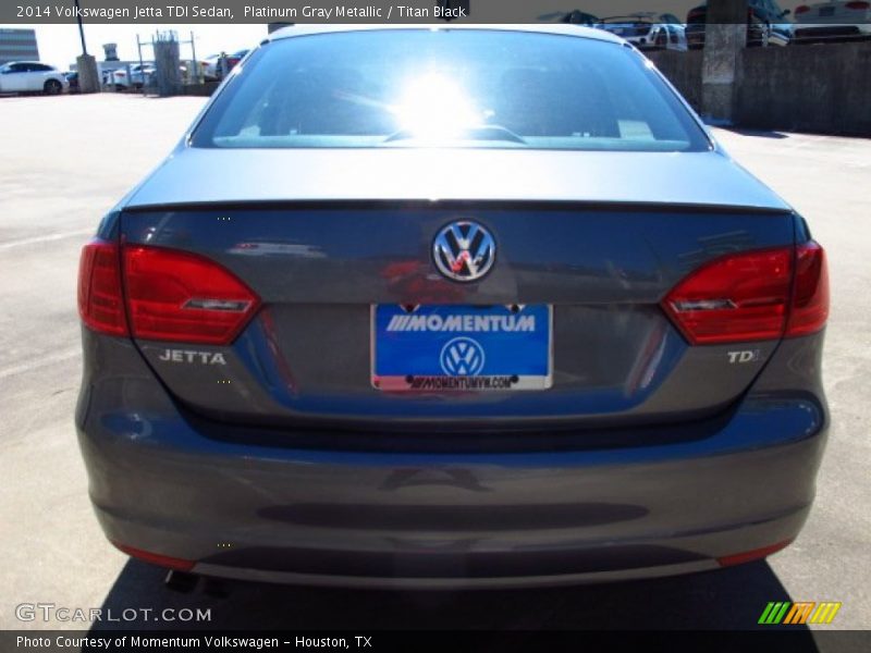 Platinum Gray Metallic / Titan Black 2014 Volkswagen Jetta TDI Sedan