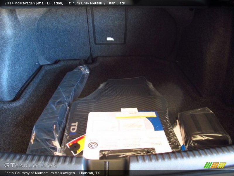 Platinum Gray Metallic / Titan Black 2014 Volkswagen Jetta TDI Sedan