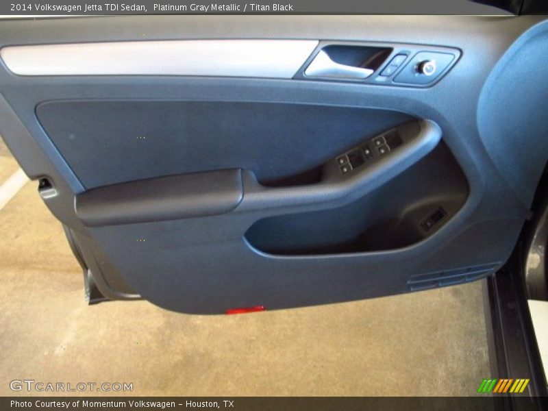 Platinum Gray Metallic / Titan Black 2014 Volkswagen Jetta TDI Sedan