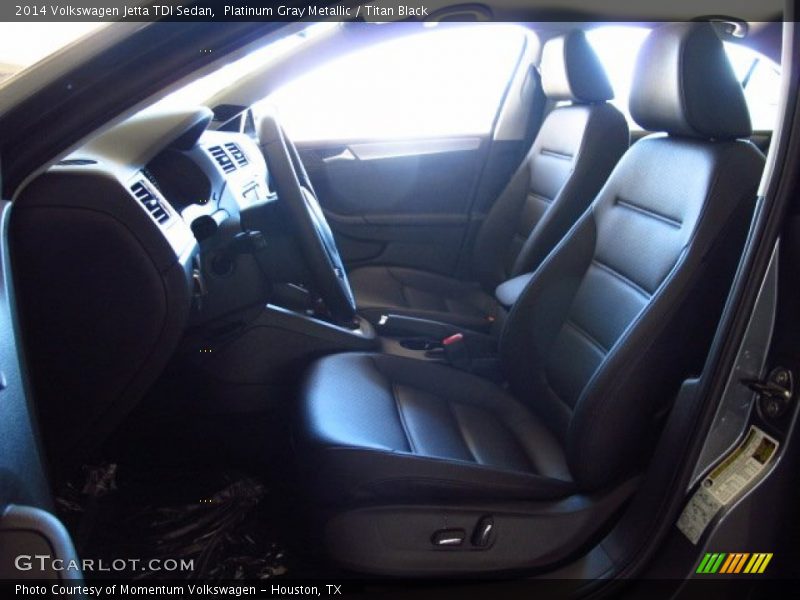 Platinum Gray Metallic / Titan Black 2014 Volkswagen Jetta TDI Sedan