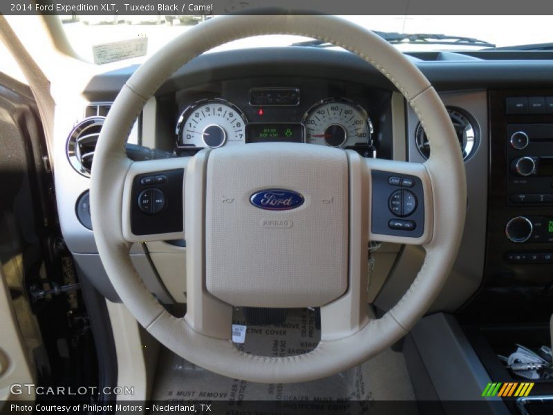 Tuxedo Black / Camel 2014 Ford Expedition XLT