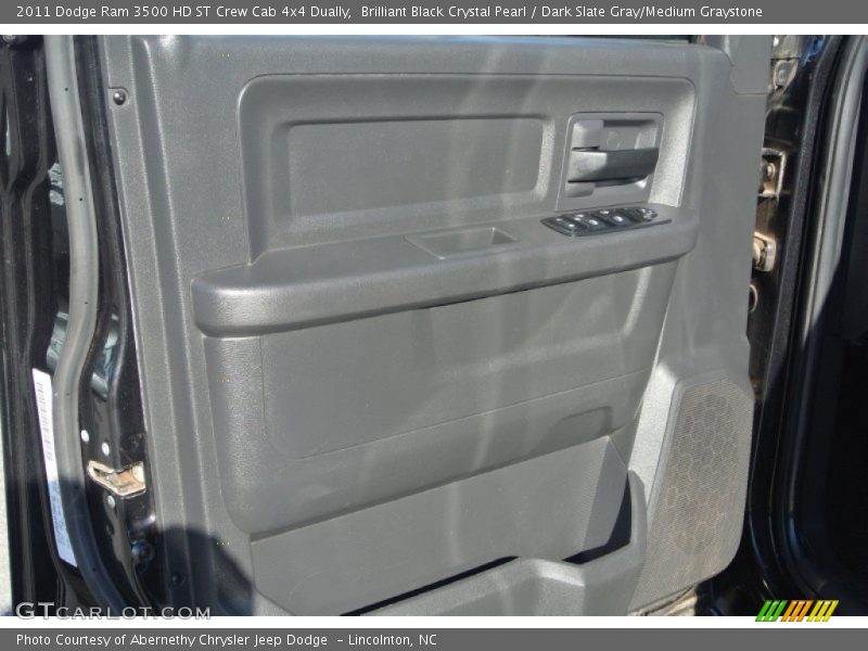 Brilliant Black Crystal Pearl / Dark Slate Gray/Medium Graystone 2011 Dodge Ram 3500 HD ST Crew Cab 4x4 Dually