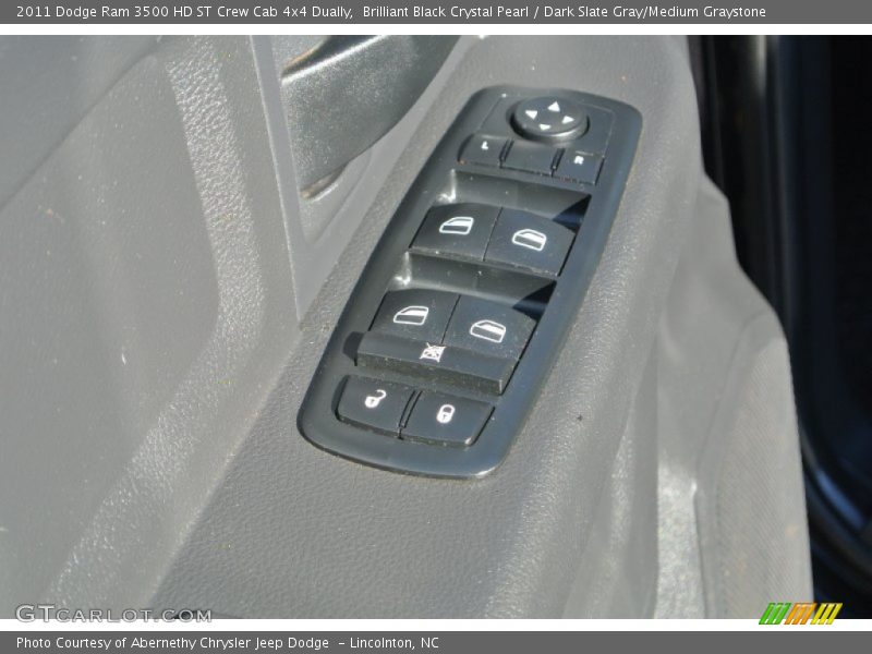 Brilliant Black Crystal Pearl / Dark Slate Gray/Medium Graystone 2011 Dodge Ram 3500 HD ST Crew Cab 4x4 Dually