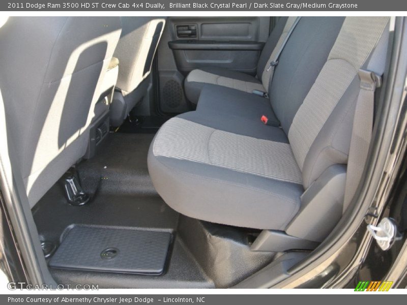 Brilliant Black Crystal Pearl / Dark Slate Gray/Medium Graystone 2011 Dodge Ram 3500 HD ST Crew Cab 4x4 Dually