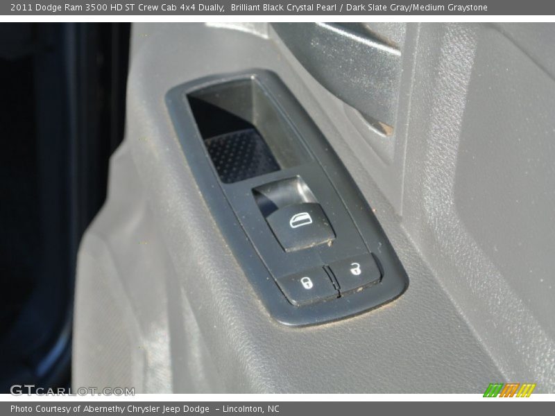 Brilliant Black Crystal Pearl / Dark Slate Gray/Medium Graystone 2011 Dodge Ram 3500 HD ST Crew Cab 4x4 Dually