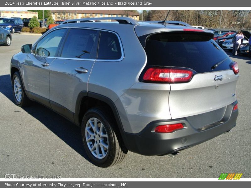 Billet Silver Metallic / Iceland - Black/Iceland Gray 2014 Jeep Cherokee Latitude