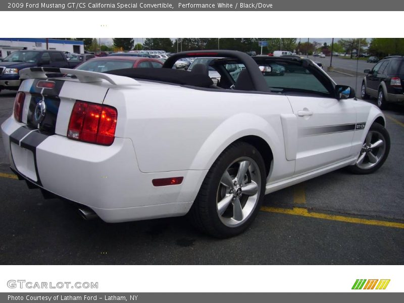 Performance White / Black/Dove 2009 Ford Mustang GT/CS California Special Convertible