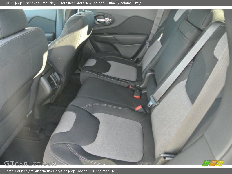 Billet Silver Metallic / Iceland - Black/Iceland Gray 2014 Jeep Cherokee Latitude
