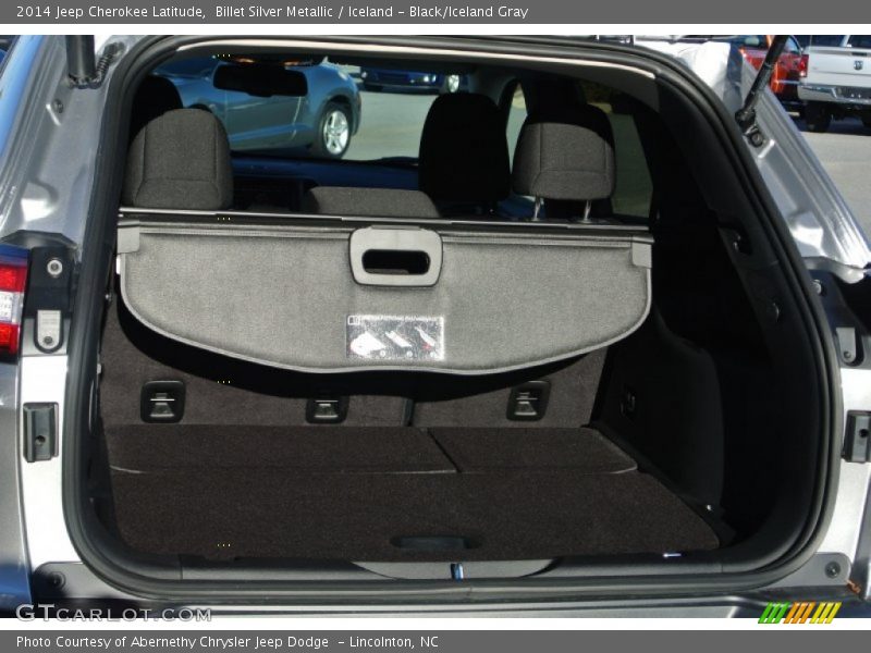 Billet Silver Metallic / Iceland - Black/Iceland Gray 2014 Jeep Cherokee Latitude