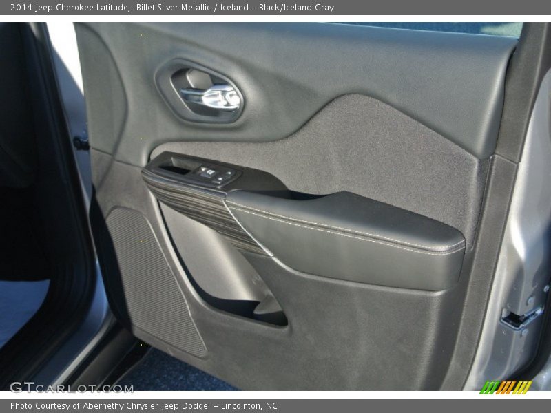 Billet Silver Metallic / Iceland - Black/Iceland Gray 2014 Jeep Cherokee Latitude
