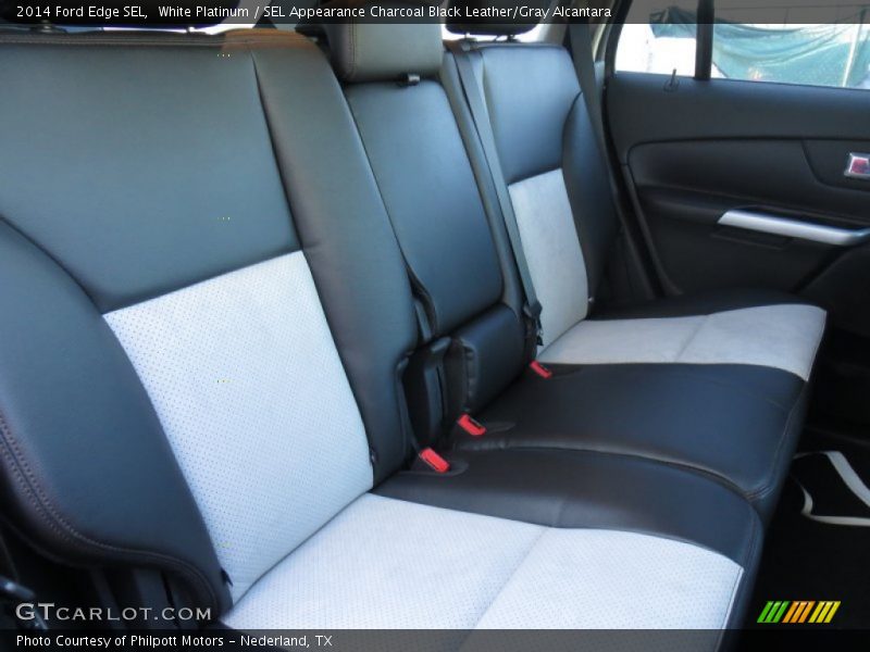Rear Seat of 2014 Edge SEL