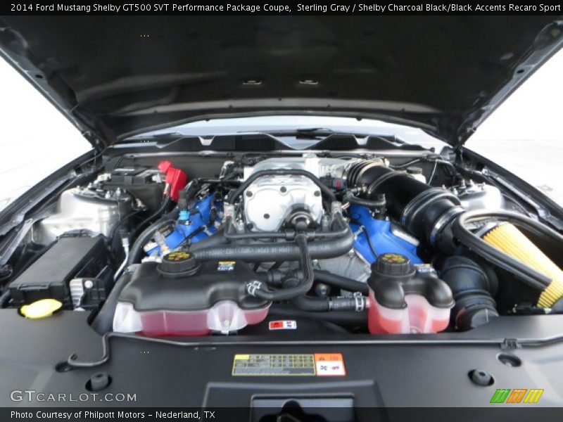  2014 Mustang Shelby GT500 SVT Performance Package Coupe Engine - 5.8 Liter SVT Supercharged DOHC 32-Valve Ti-VCT V8